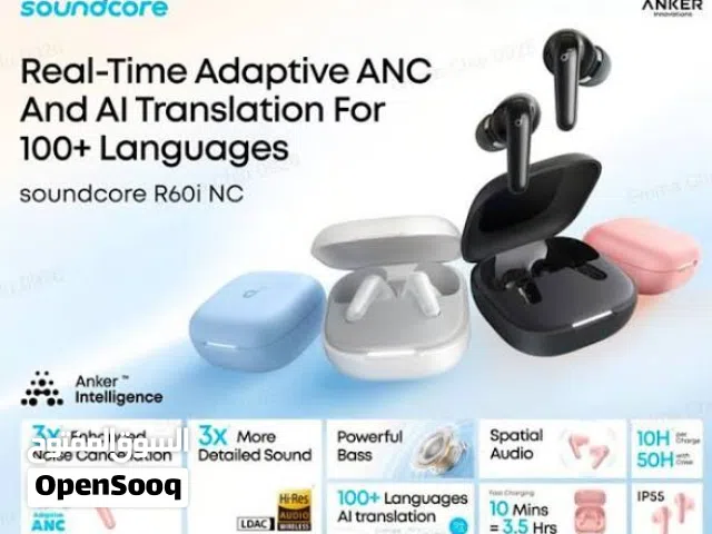 سماعة Anker r60i nc استعمال اسبوع فقط شبه جديدة