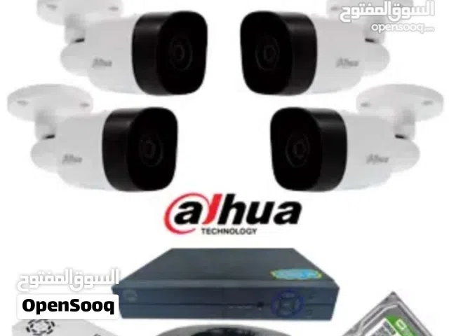 عرض 4كاميرات 2ميجا بكسل داخلي او خارجي مع جهاز dvrمع تسجيل شهر كفاله عام مع التركيب