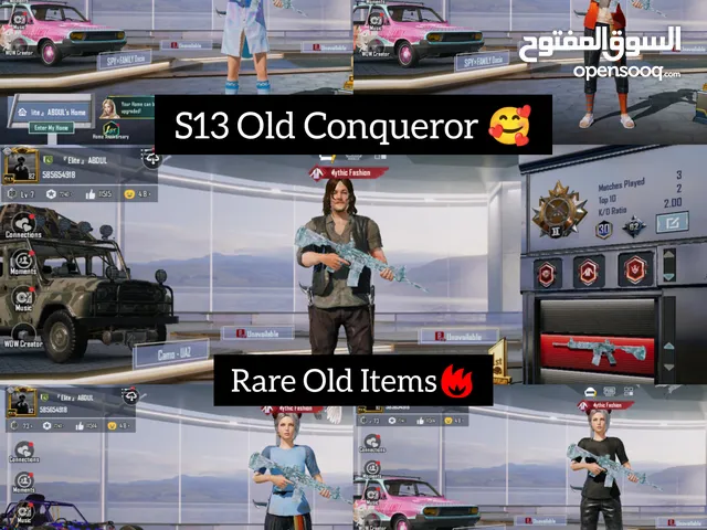 PUBG OLD ACCOUNT PUBG RARE ACCOUNT RARE ACCOUNT Conqueror