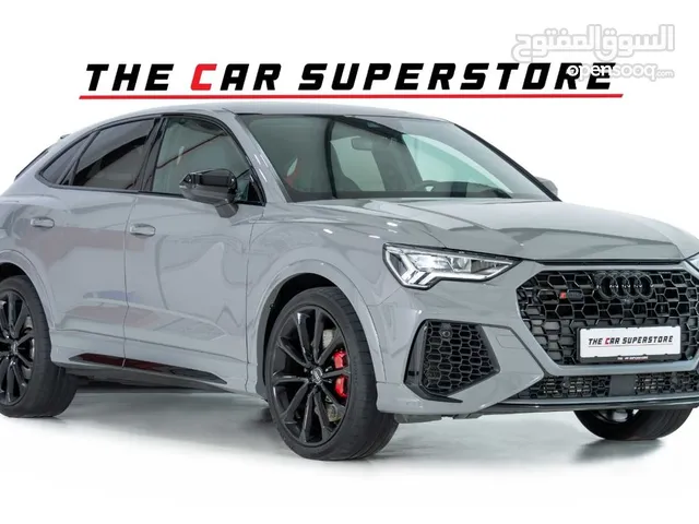Audi RSQ3 Sportback-Nardo Grey-Al Nabooda Service-Premium Leather Interior-Red Alcantara Inserts