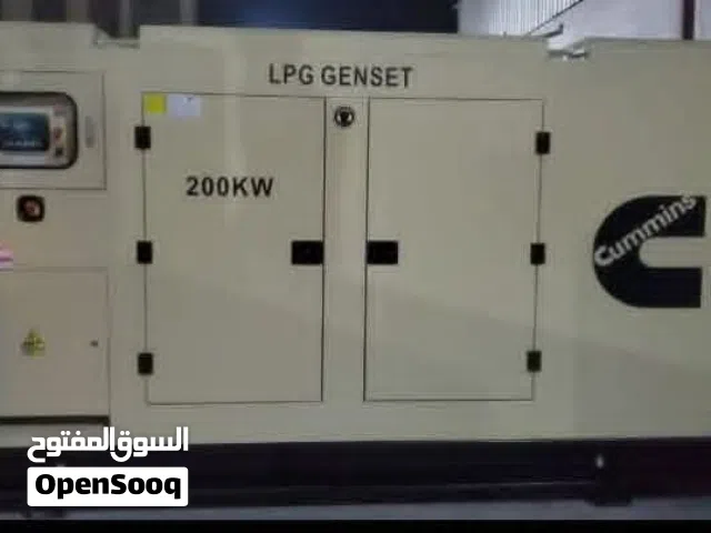 للبيع مولد غاز 200كيلو صافي الموقع عدن