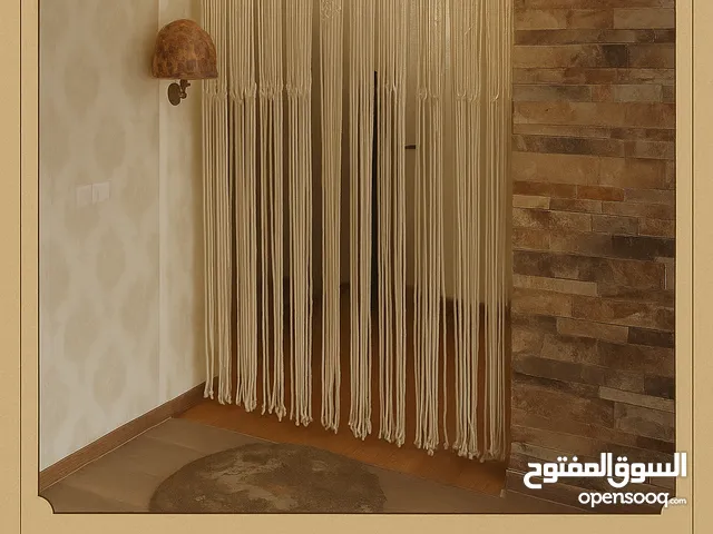 ستائر مكرمية حديثة يدوية