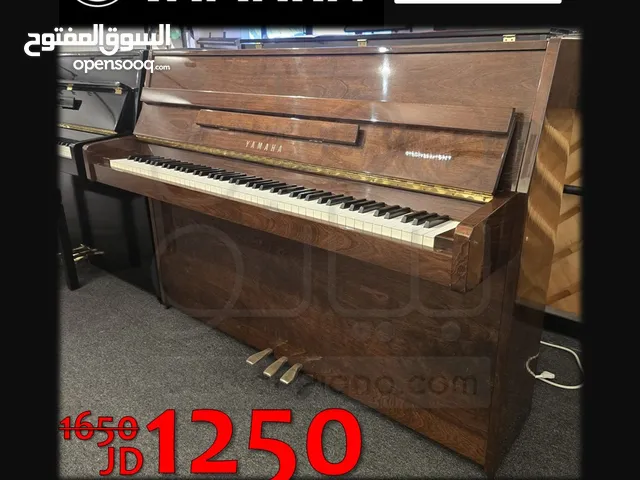 بيانو ياماها مستعمل بحالة ممتازة صناعة يابانية لون بني Yamaha upright piano