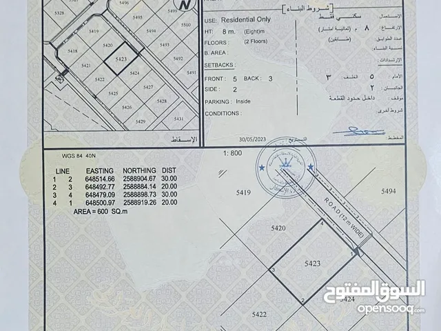 أرض سكنية في مدينة النهضة الامتداد الأول