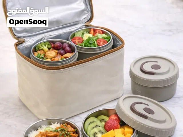 طقم علب طعام (لانج بوكس) 4علب