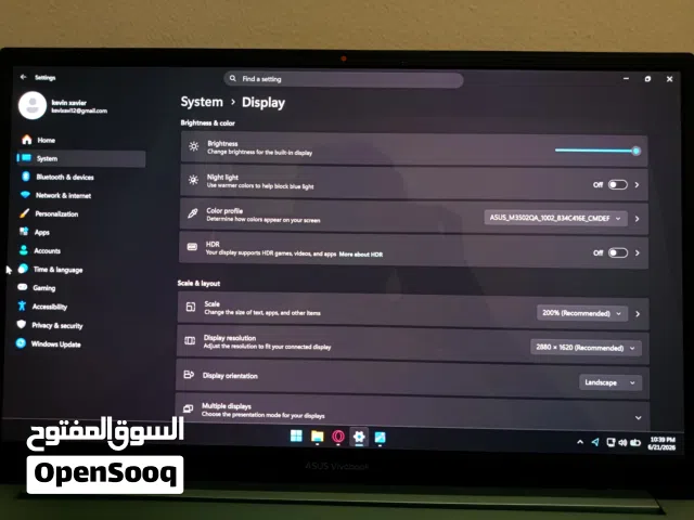 ASUS VIVOBOOK S LAPTOP FOR SALE