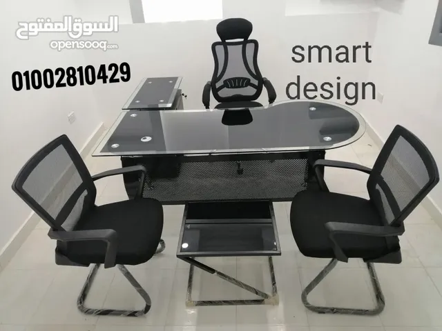 مكتب زجاج سيكوريت علي شاسيه معدن بدهان الكتروستاتيك مقاوم للصدأ