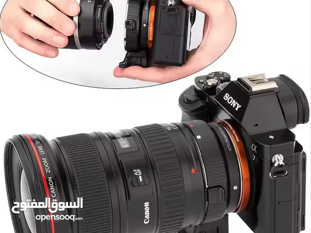ادابتر لتركيب عدسة كانون على كاميرا سوني VGEET auto focus dslr camera EF to E mount Lens Adapter