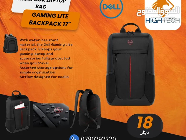 "Dell BACKPACK LAPTOP BAG GAMING LITE BACKPACK 17- حقيبه لابتوب 17 انش من ديل