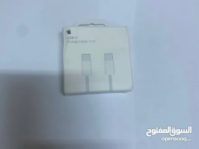شاحن ابل USB-C للايفون 15-16اصلي غير وكالة (قماش)