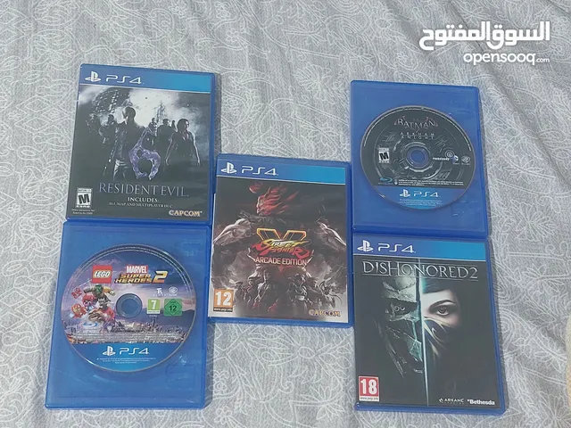 مجموعة مكونة من 9 لعبة أصلية لجهاز PS4 بحالة ممتازة للبيع بسعر مناسب.
