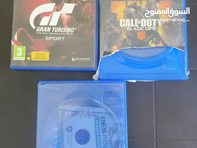 سيدات لعبة سيارات (GT) + لعبة حربيه ( CALL OF DUTY 4) + لعبة كرت قدام ( pes 2021)