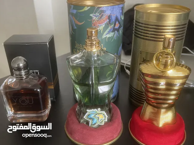3 perfumes stronger with you intinsly la male elixir and le beau paradise gardian used master copy