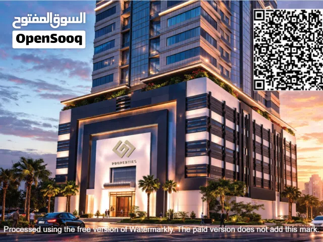مقدم 20 الف فقط وتملك بدون اي رسوم من المطور مباشر برج سكني مميز جميع الخدمات متاحه مع خطة دفع مميزة