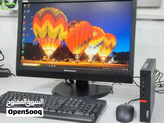 Lenovo Tiny PC AMD 7th Gen 22 Monitor Camera,Speaker AMD Graphic Built-in WIFI, Bluetooth
