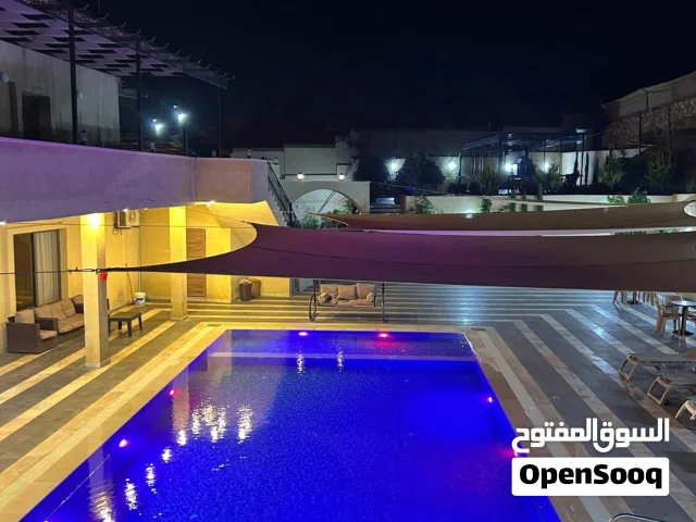 مزرعة للايجار في اجمل مناطق السلط جلعد مميزه جده وحديثه ومكيفه بالكامل نظافة وتعقيم يومي