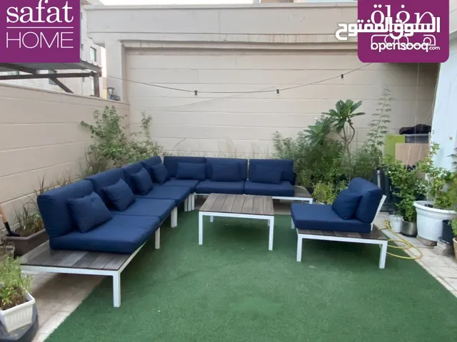 ‏ Garden Sofa Set جلسة خارجية نظيفة جداً من صفاة هوم الغانم