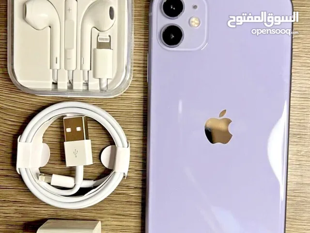 ايفون 11 مساحة 128 جيبي شبه جديد نسبة البطارية 90% للبيع