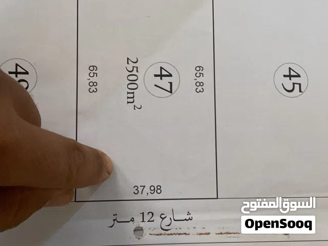 ارض 2500 للبيع طلحية موقع استراحة