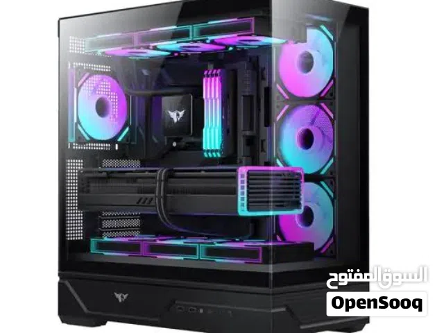 huntkey MVP destiny ATX case  الكيس موجود بكرتونه ومعه كل ملحقاته  .................................