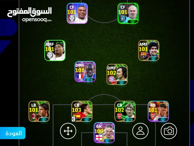 حساب لعبه pes2025 للبيع