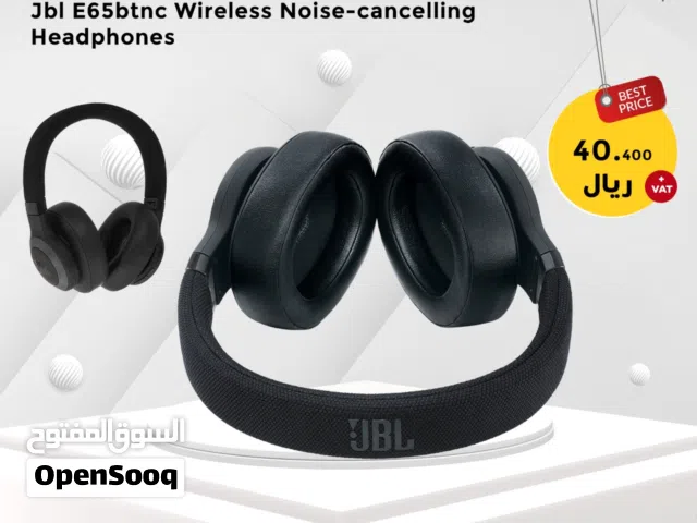 JBL Lifestyle E65Btnc Over-Ear Bluetooth Noise-Canceling Headphones - Black, JBLe65Btncblk