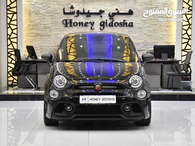 Abarth 595 Turismo ( 2023 Model ) in Black Color GCC Specs This has done a mileage of 28,000 Km