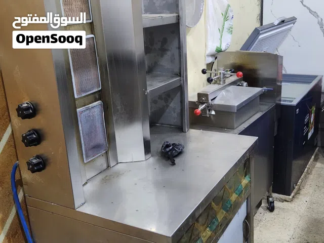 مكينه برست غاز مستعمله يومين فقط لسا جديد .ومكينه شوارما جديد