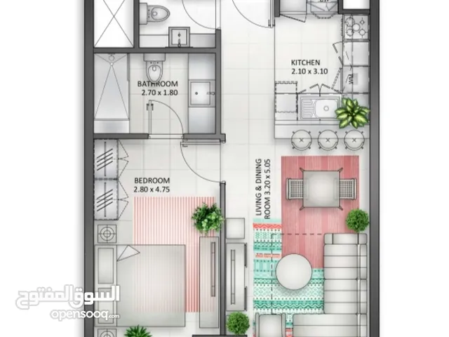 870 ft 1 Bedroom Apartments for Sale in Sharjah Muelih