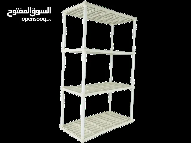 رف متعدد 4 طوابق مناسب لاستخدامات مختلفة ترتيب الاواني ،مستلزمات اخرى وله استخدامات اخرى