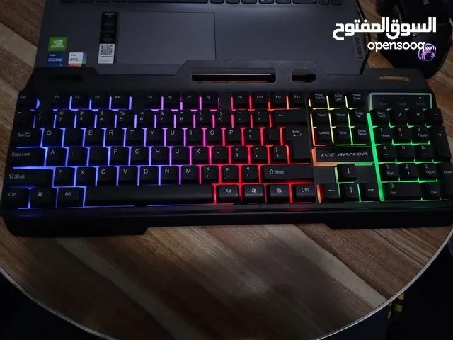 keyboard glowing rgb rainbow black