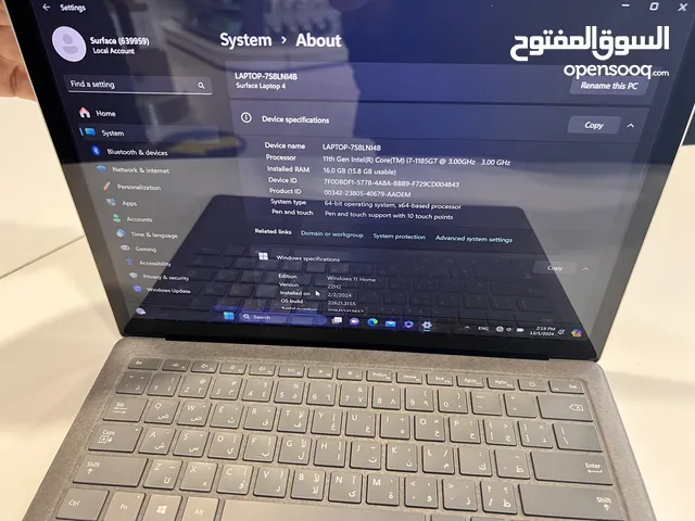 Surface laptop