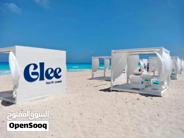 شالية 100م sea view بالساحل الشمالي - قرية جلي glee north coast متشطب بالكامل