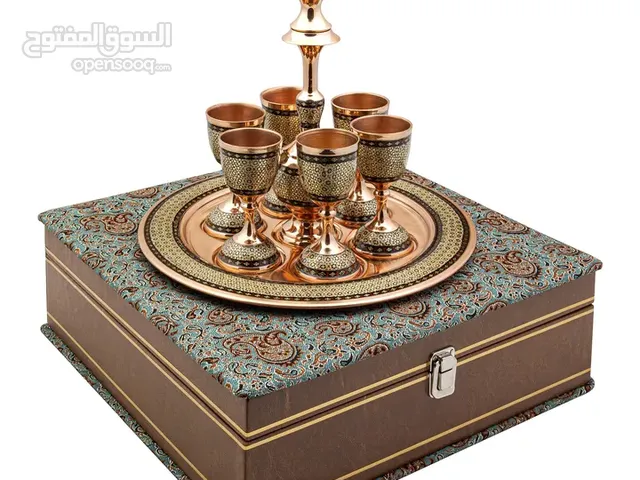 طقم شربت فاخر بخاتم مغربي تقليدي للبيع