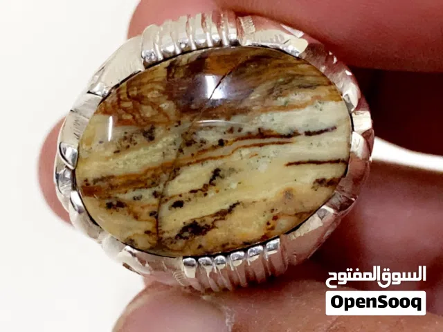 الخاتم العقيق اليماني الأنسي الطبيعي خاتم راقي وفخم وانيق