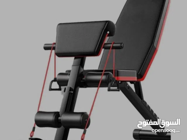 كرسي تمارين متعدد الاستخدامات Adjustable bench مع حبال مقاومة (جديد بالكرتون)
