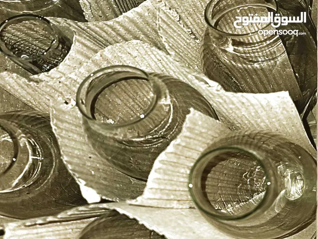 زجاج فوانيس ونوارات بجميع الاحجام صغير ووسط وكبير