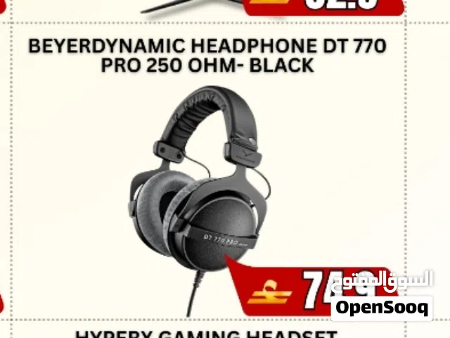 Beyerdynamic DT770 PRO 250 OHM Black headset in Stock