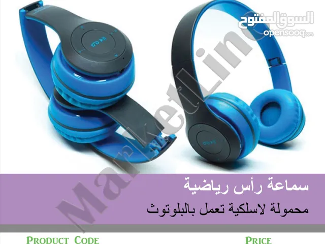 سماعة رأس رياضية محمولة لاسلكية تعمل بالبلوتوث