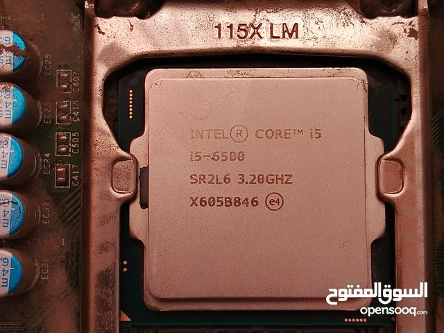 معالج core i5-6500 مع لوحة او بدون لوحة