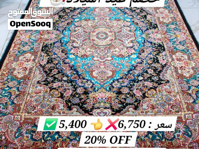 سجادّة يدويّة من الحرير، قياس 6 أمتار، بتصميم الأستاد سالاري.