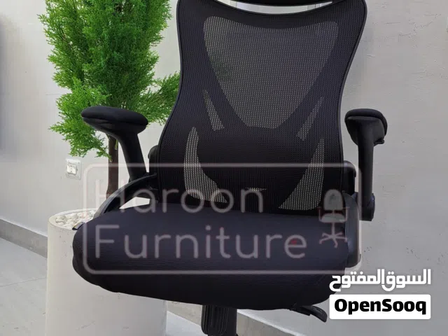 كرسي شبكي لون أسود عالي الظهر بمواصفات عالية و طبية  اطلب كرسي لمكتبك أو لشركتك على المضمون من مست