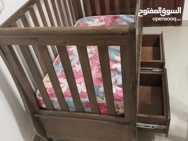 تخت أطفال خشب زان صولد