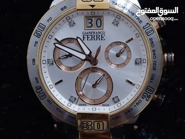 ساعه ماركه Gianfranco feere  اصليه سويسريه الصنع من ساعات المجوهرات بالالماس