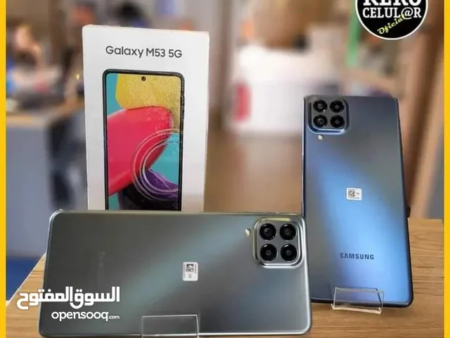 Samsung M53 5G جيجا 256 اغراضو والكرتونة