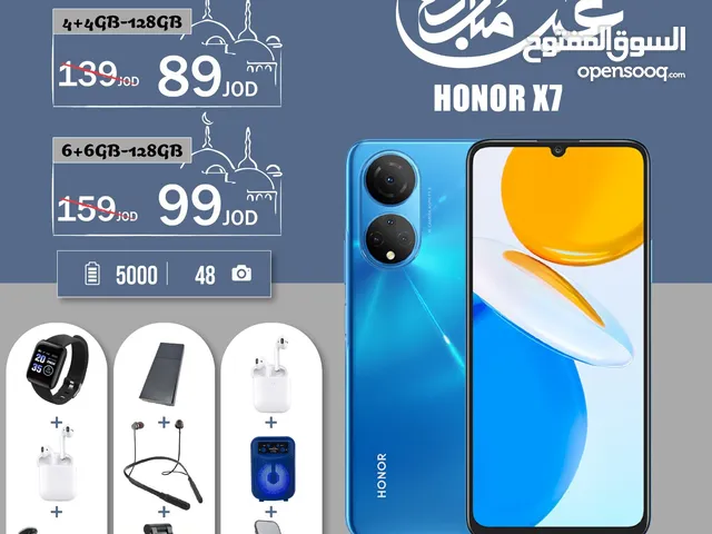 هونور X7 الذاكرة 128G الرام 4G مع بكج هدية بأفضل سعر honor