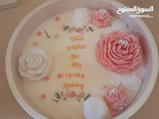 فازات ديكورات شموع فواحات عطور كوكريت حسب الطلب مباخر شموع