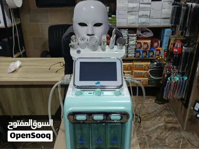 جهاز بشرة مستخدم بحاله الوكالة جهاز نضيف مع تخت