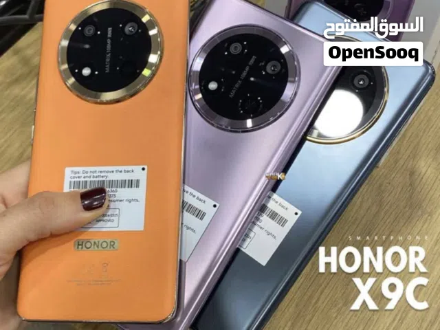 هونور X9c مستعمل بحالة ممتازة مع الكرتونة 256 جيجا 24 و 16 رام متوفر توصيل وهدايا