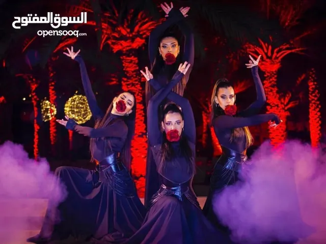عازفين و عازفات على جميع الالات الموسيقية و فرق استعراضية عالمية لجميع المناسبات و الأحداث الفنية